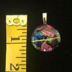Dichroic art glass Pendant